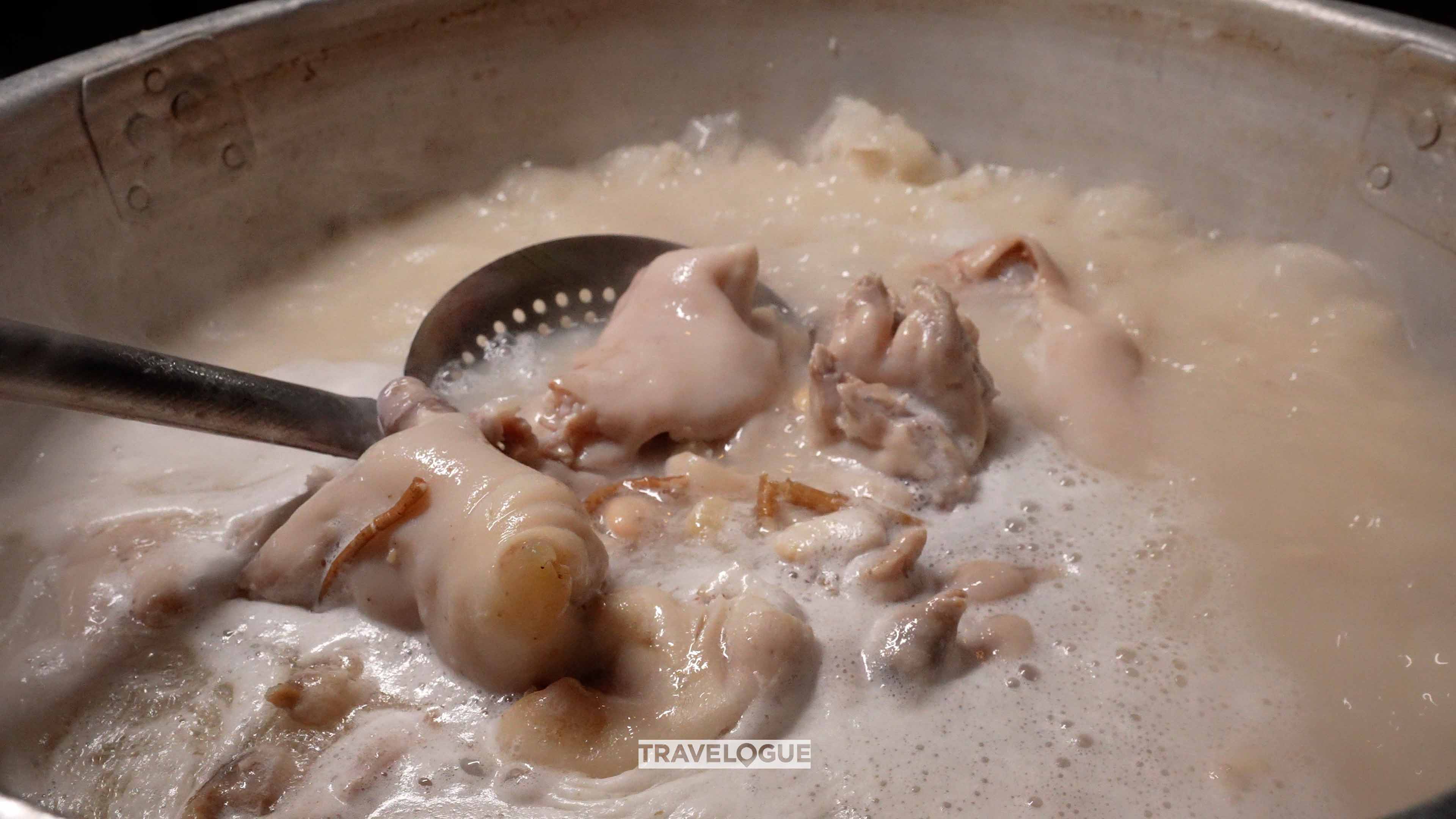Boiled pig trotters are a popular dish in Chengdu, Sichuan Province. /CGTN