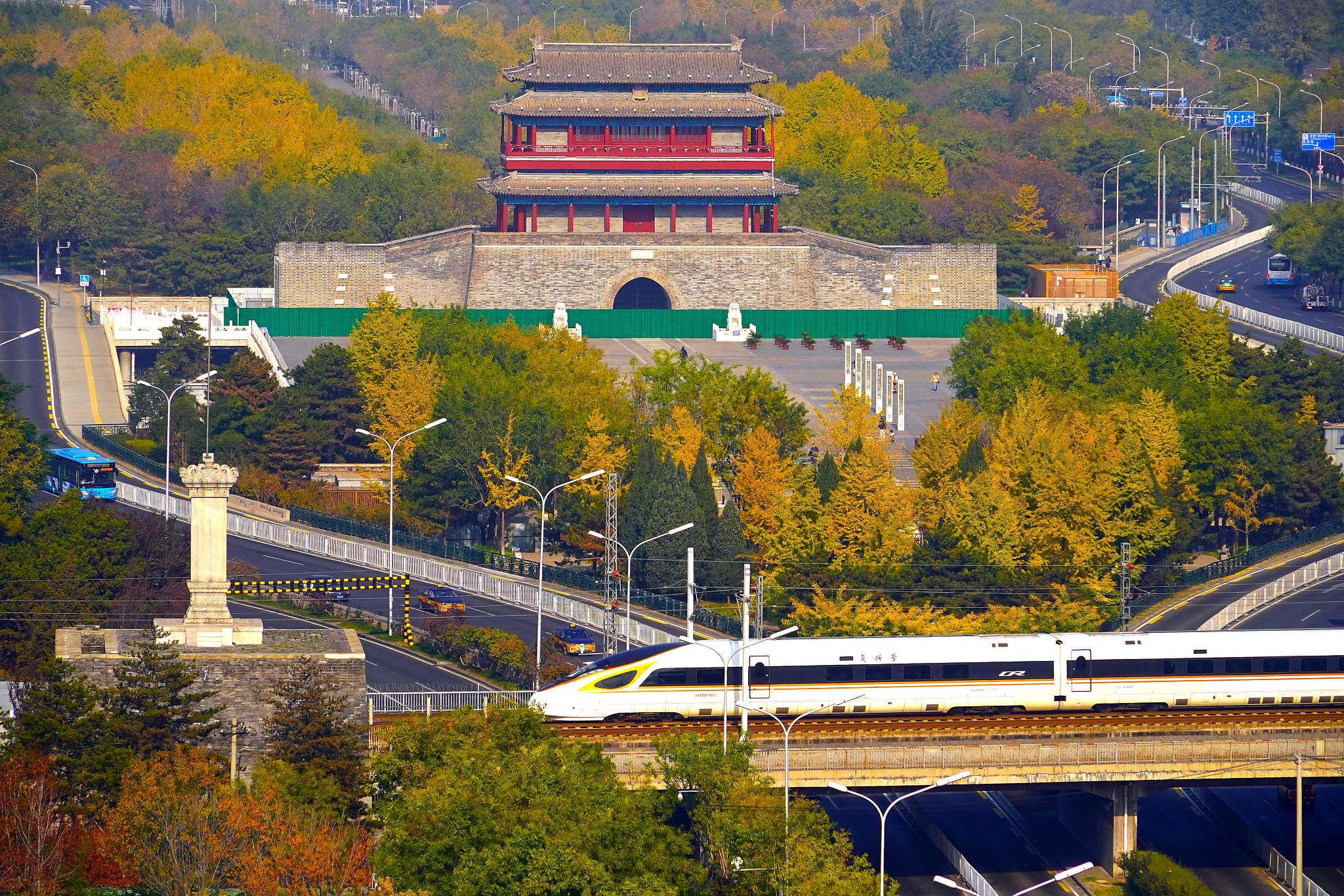 Yongding Gate in Beijing, capital of China, November 20, 2023. /CFP