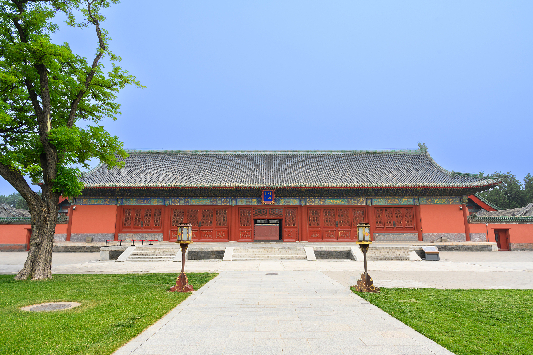 The Temple of Agriculture, also known as Xiannongtan, which translates to the Altar of the God of Agriculture, Beijing, capital of China, May 22, 2024. /CFP