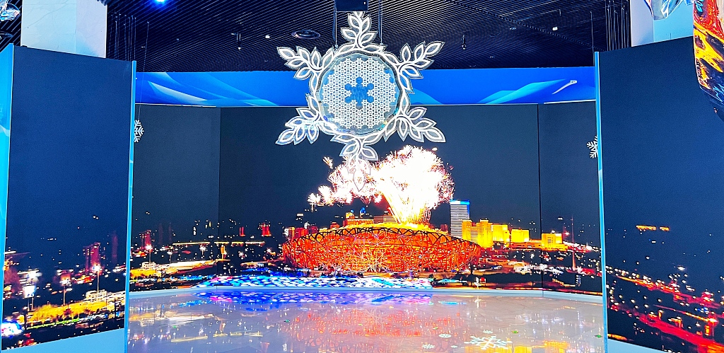 Exhibits are seen on display at the Beijing Olympic Museum on July 27, 2024. /CFP