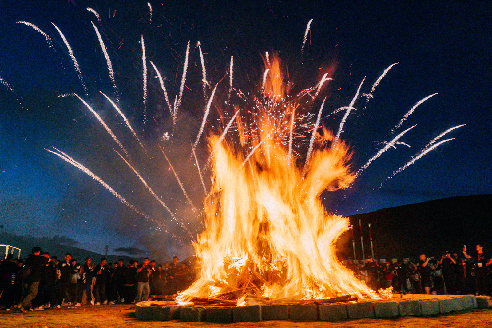 People celebrate the Torch Festival in Butuo County, Liangshan Yi Autonomous Prefecture, Sichuan Province on July 22, 2024. /IC