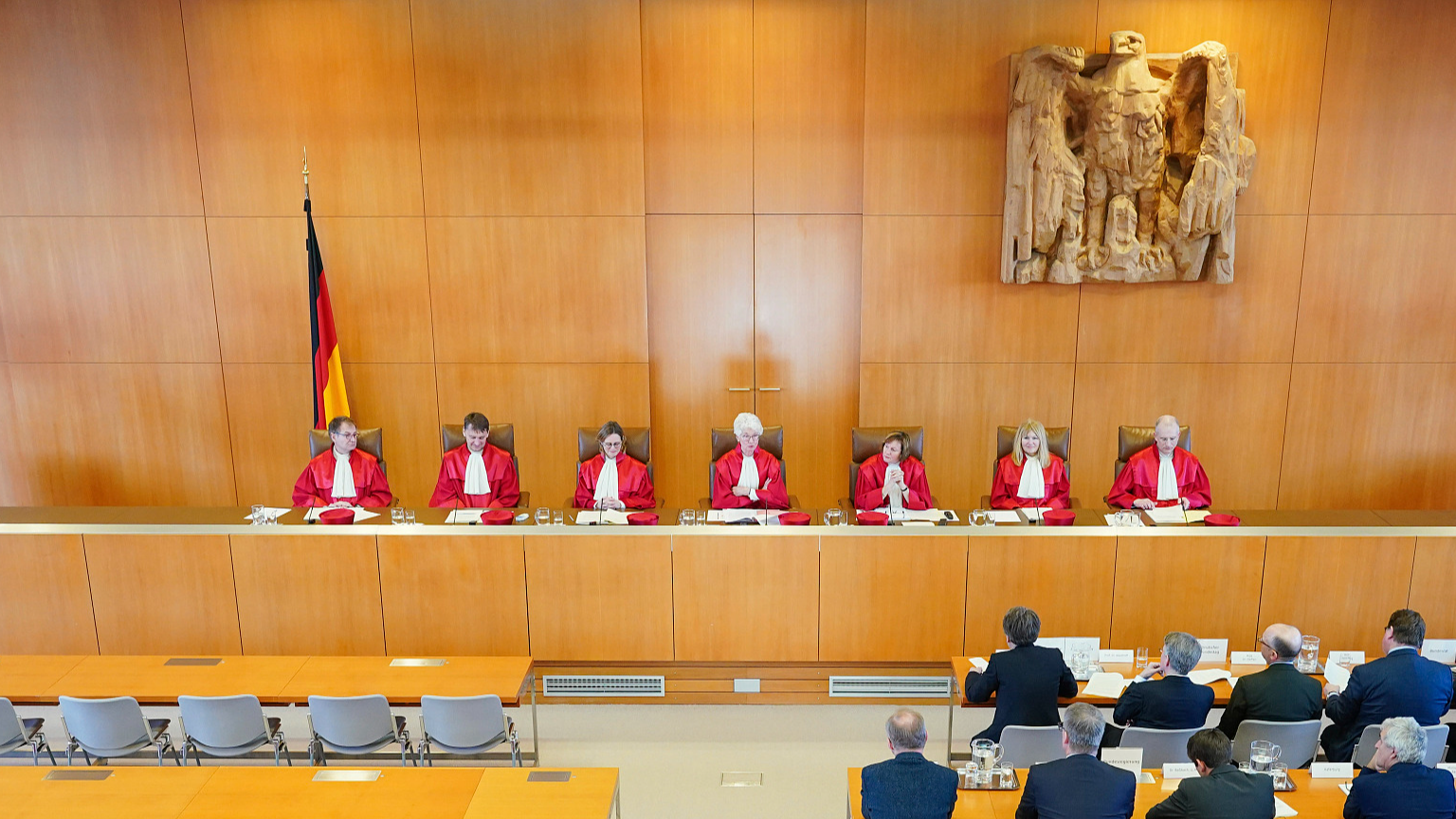 The German Constitutional Court, January 23, 2024, Karlsruhe, Germany. /CFP