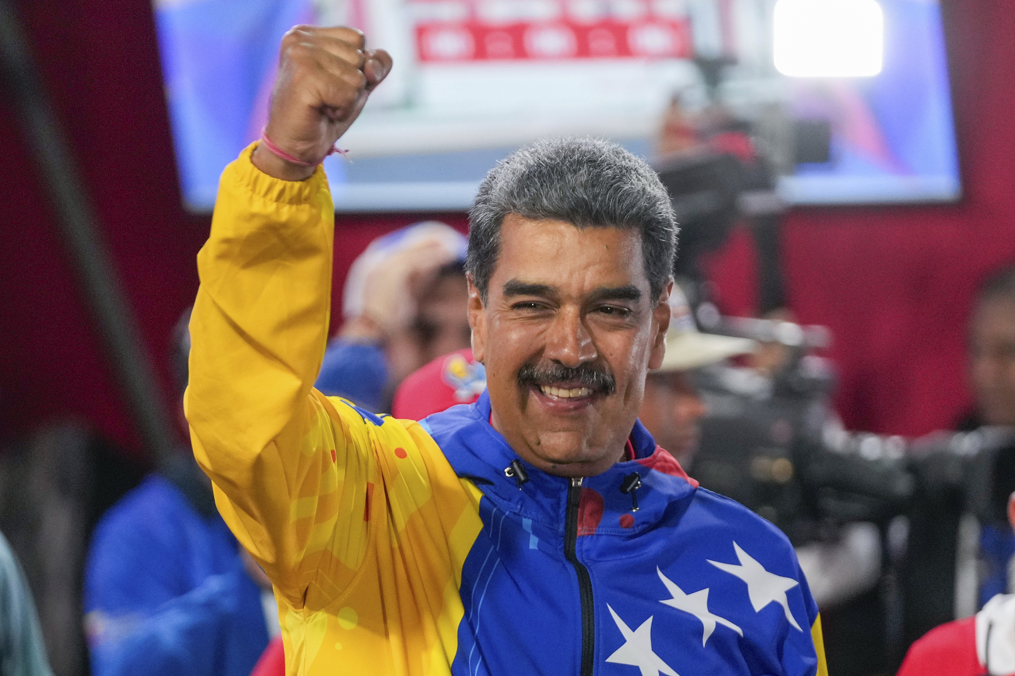 President Nicolas Maduro addresses supporters in Caracas, Venezuela, July 29, 2024. /CFP