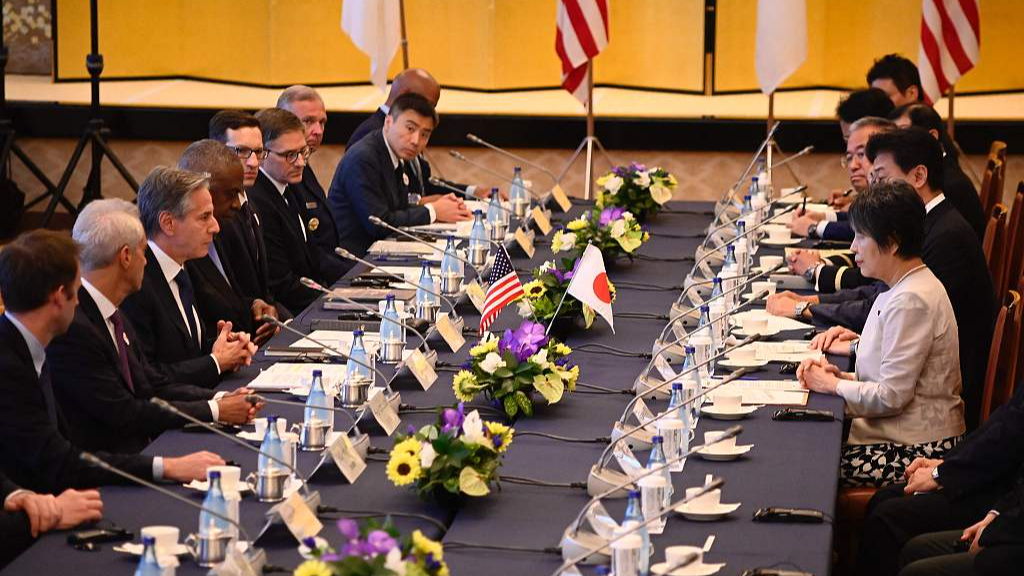 The Japan-U.S. Foreign and Defense Ministerial (2+2) meeting is held at the Iikura Guest House, Tokyo, July 28, 2024. /CFP