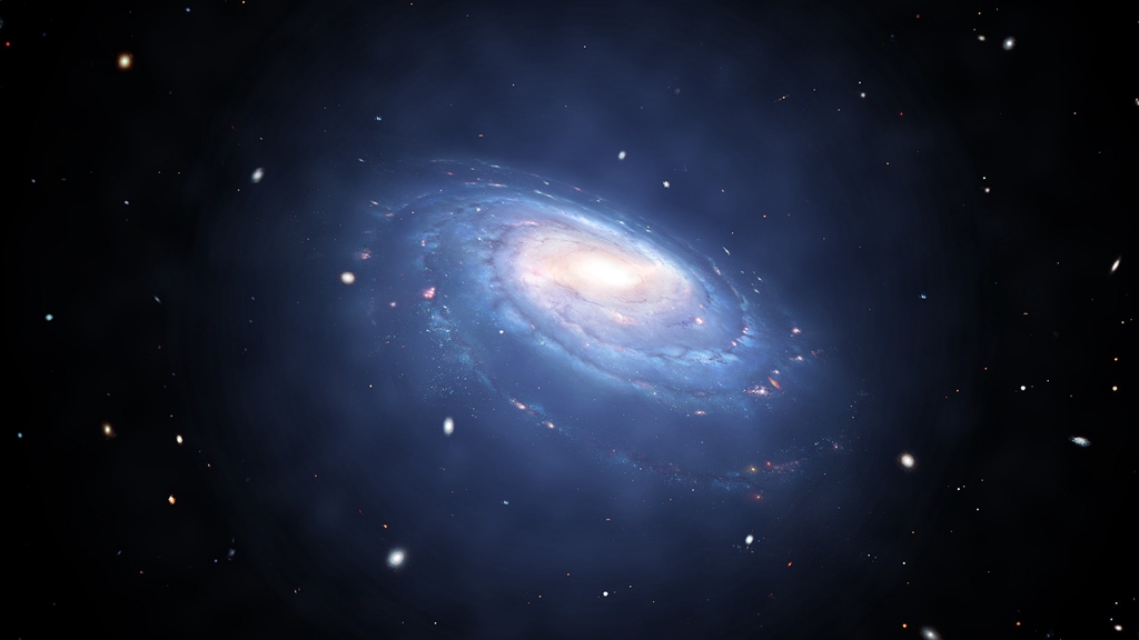 An illustration of a galaxy. /CFP