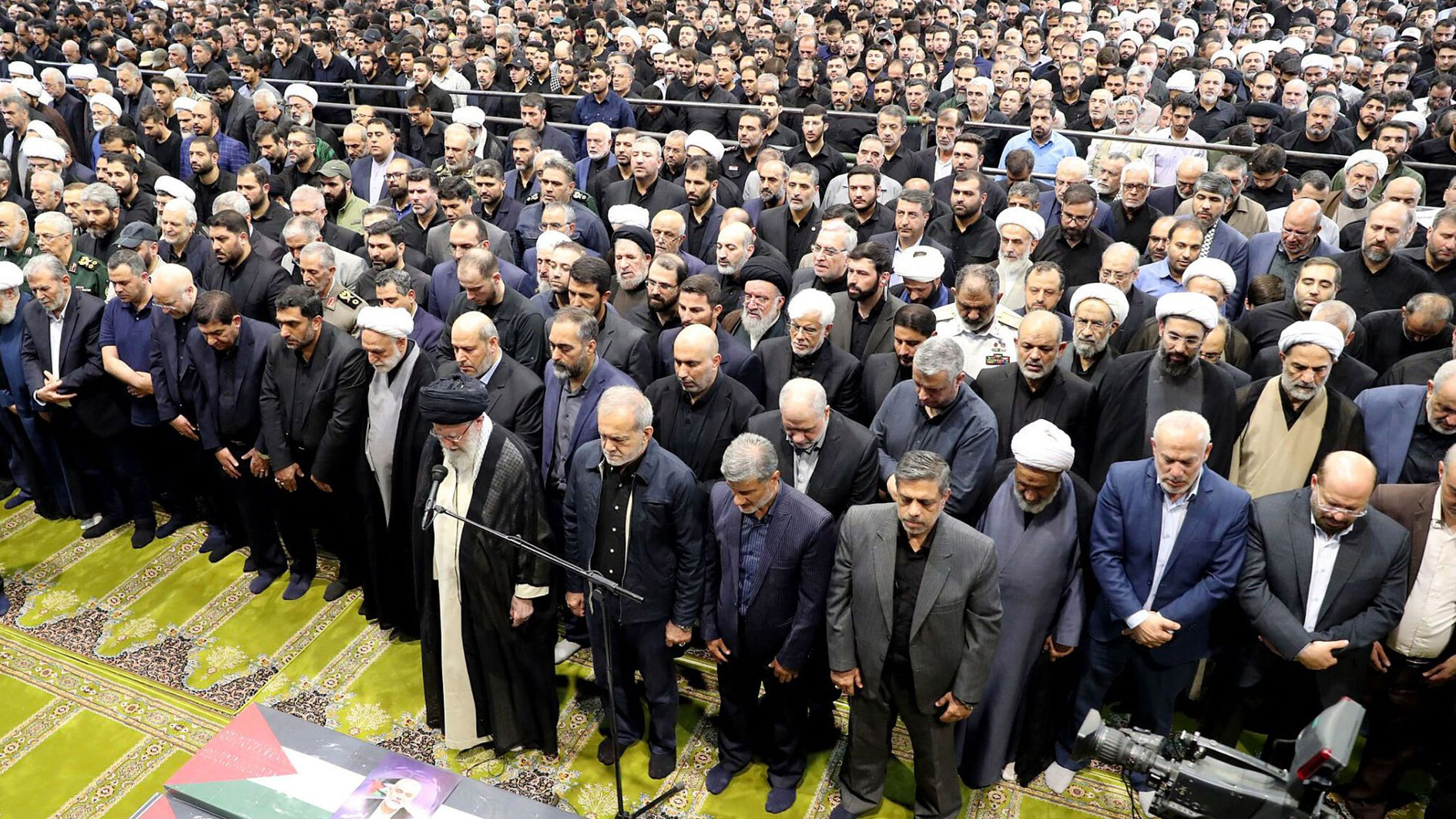 Live: Burial ceremony of Hamas' political chief Ismail Haniyeh in Qatar