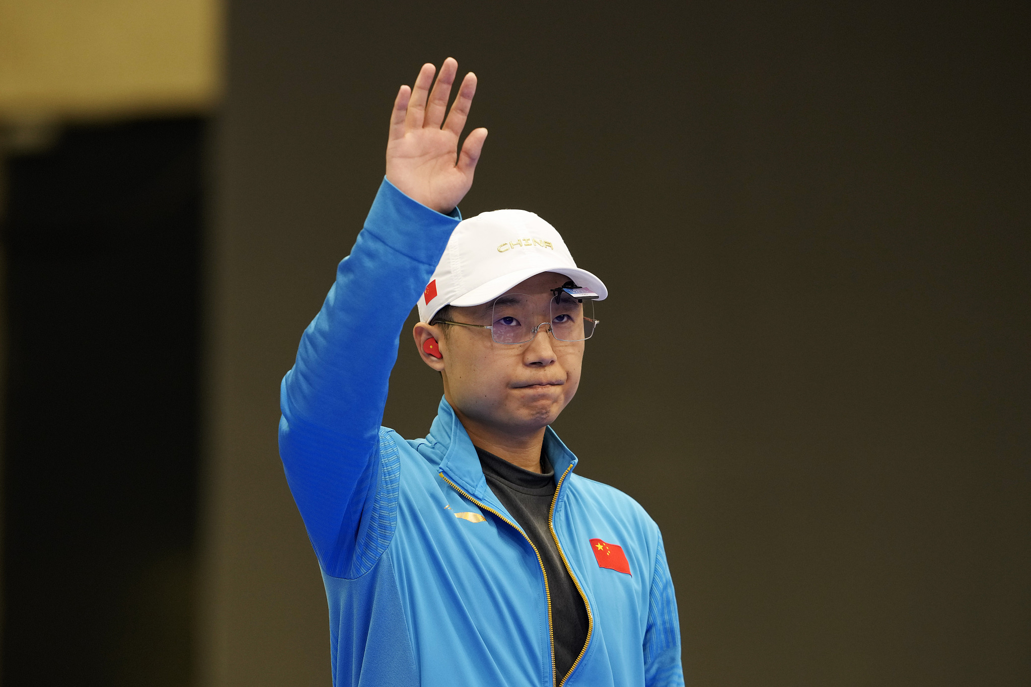 Li Yuehong of China wins the 25-meter rapid fire pistol men's shooting gold medal at the 2024 Summer Olympic Games in Paris, France, August 5, 2024. /CFP