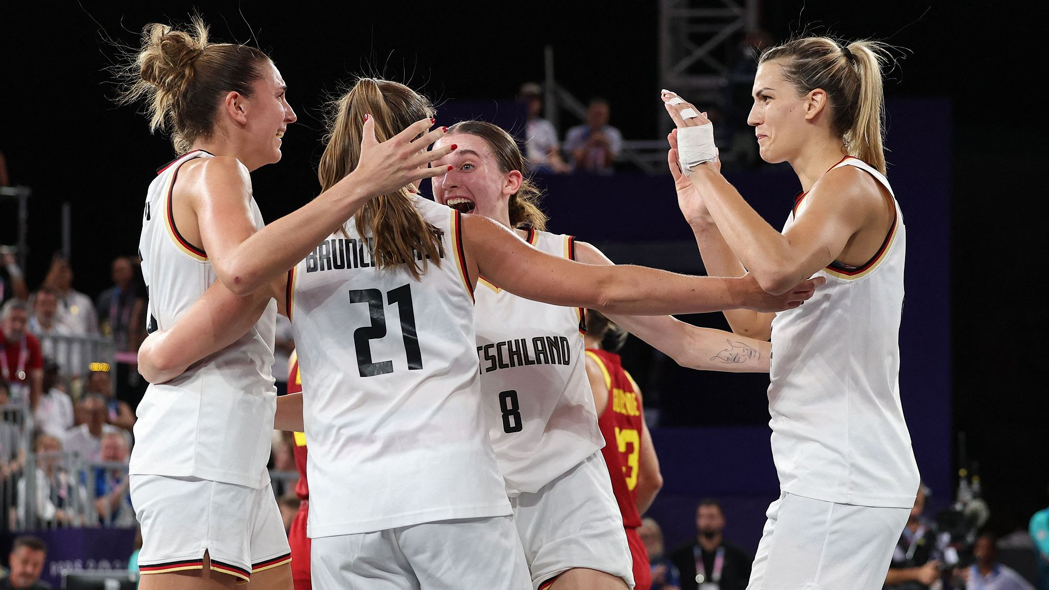 Germany beat Spain to win women's 3x3 basketball gold at Paris Games