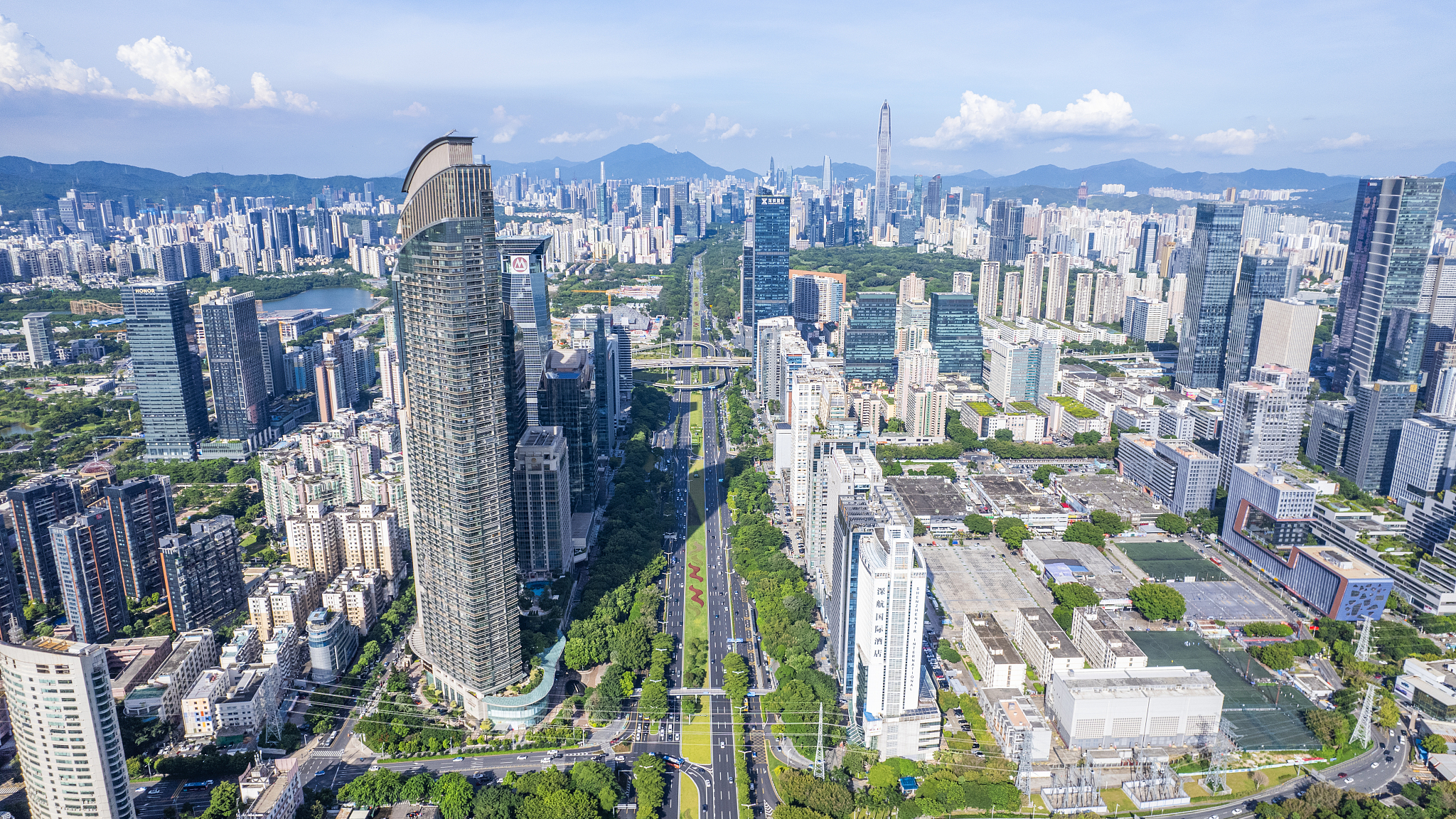 City view of Shenzhen, south China's Guangdong Province. /CFP