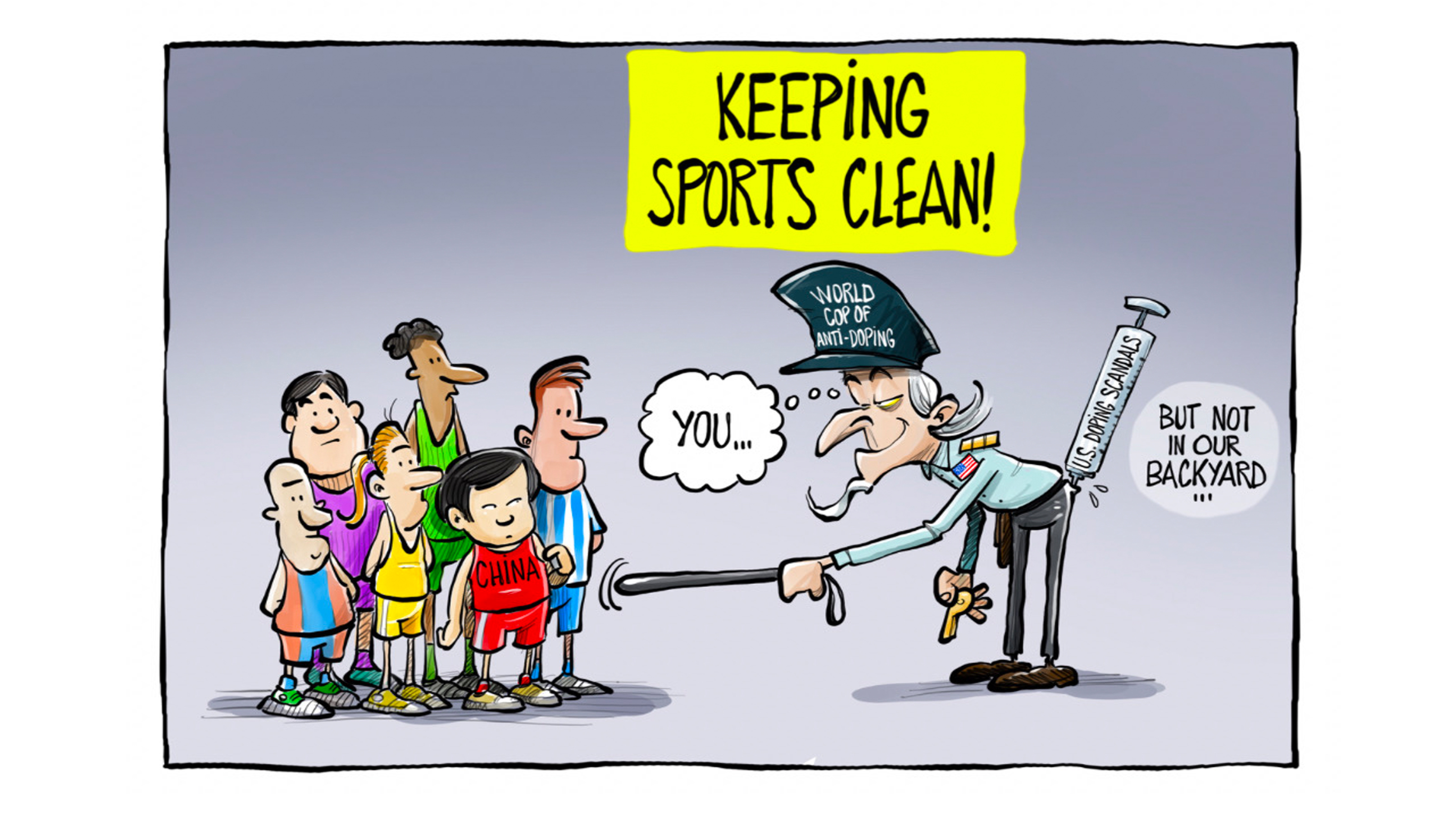 Hypocrisy of anti-doping