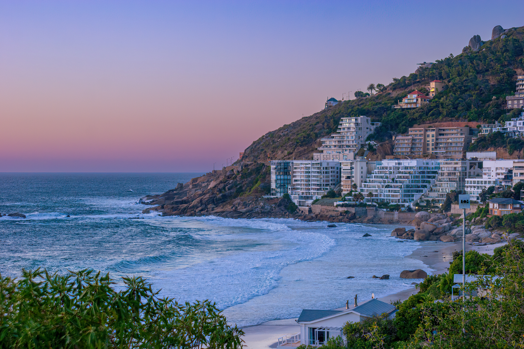 Coastal panorama: Scenery along Africa's shoreline