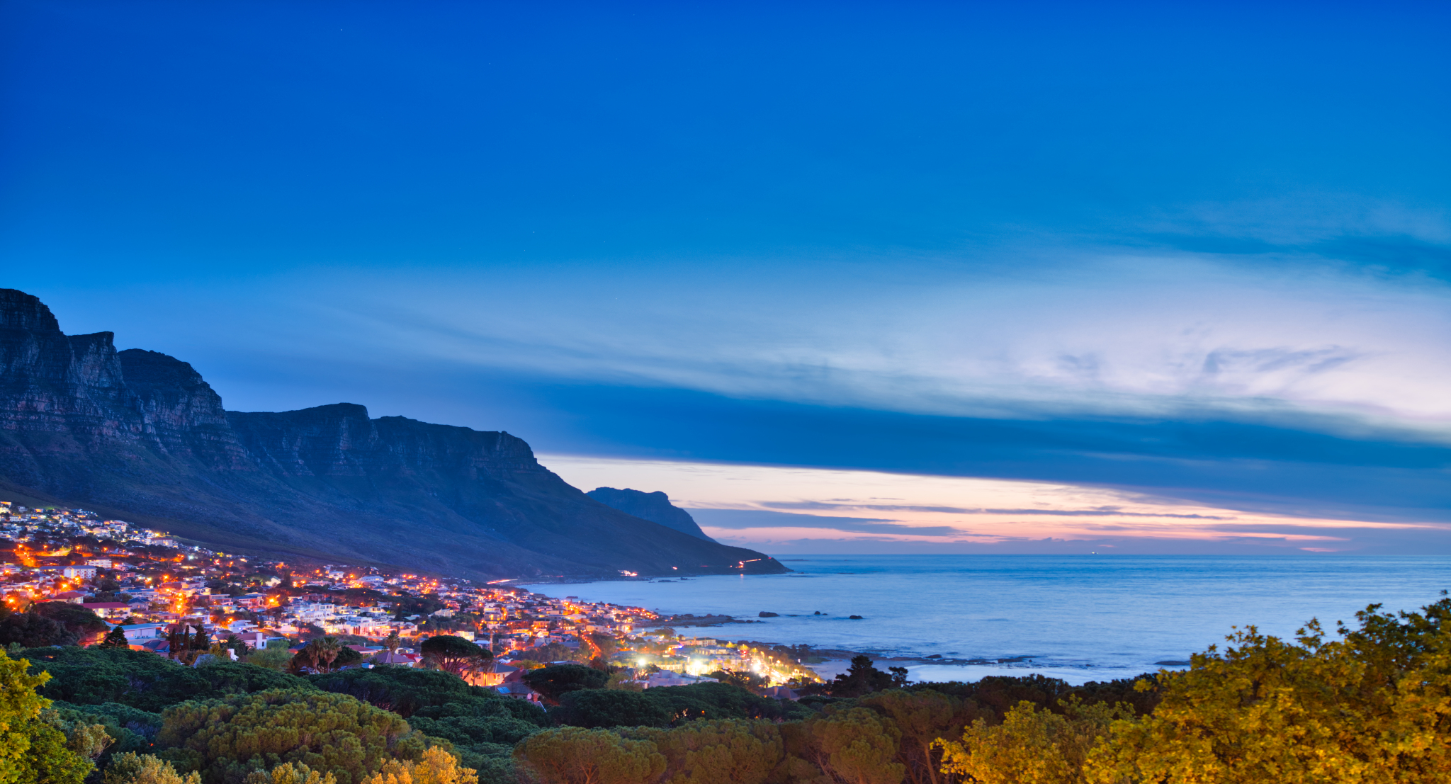 Coastal panorama: Scenery along Africa's shoreline