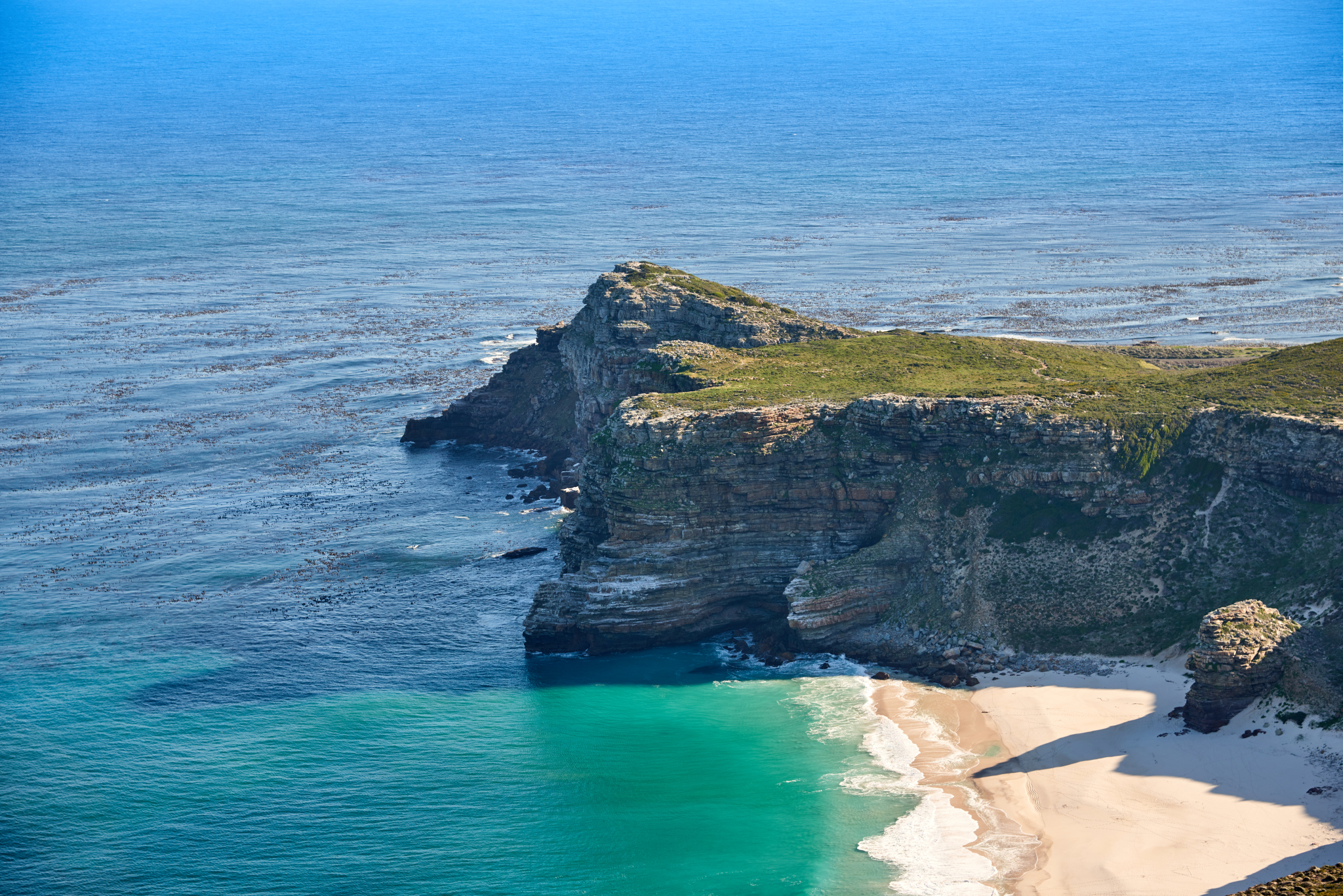 Coastal panorama: Scenery along Africa's shoreline