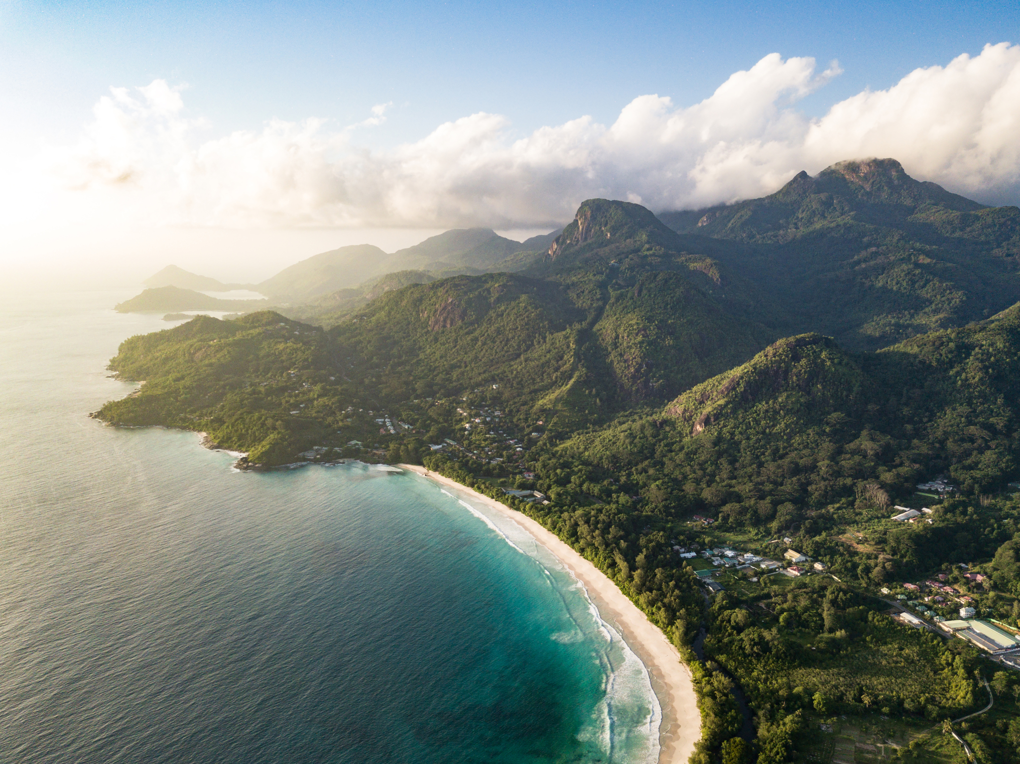 Coastal panorama: Scenery along Africa's shoreline