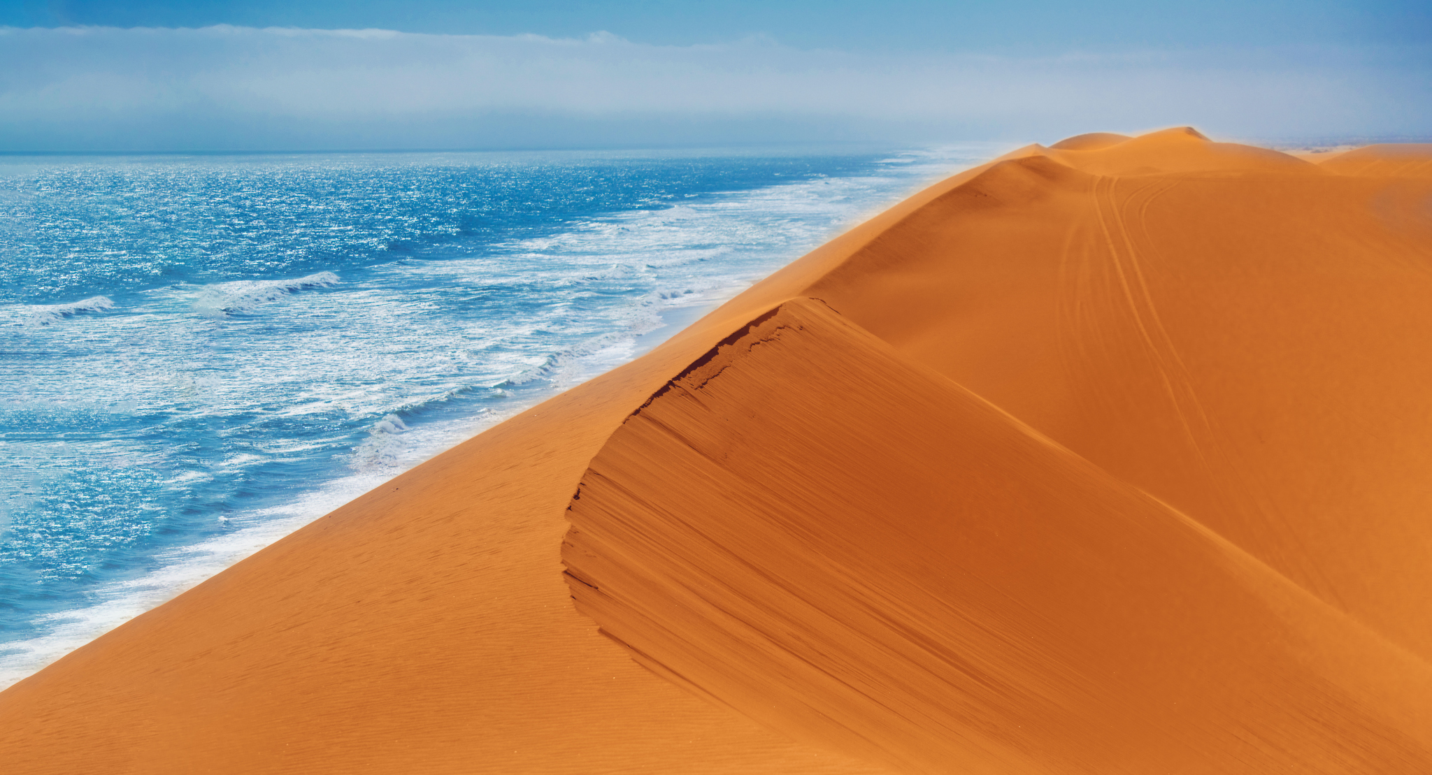 Coastal panorama: Scenery along Africa's shoreline