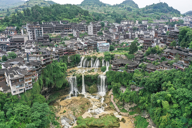 A glimpse of Furong Ancient Town, Yongshun County, Hunan Province. /CFP