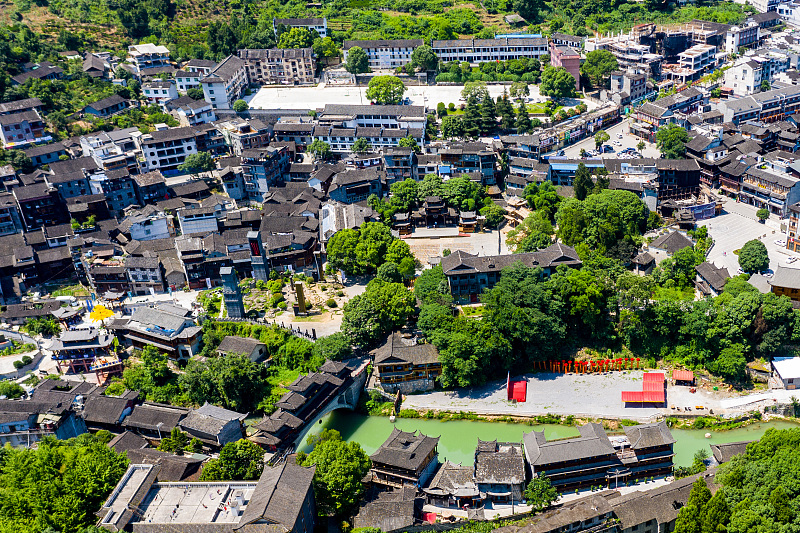 A glimpse of Furong Ancient Town, Yongshun County, Hunan Province. /CFP