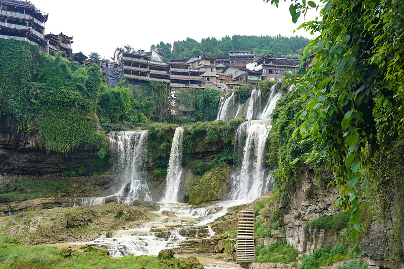 A glimpse of Furong Ancient Town, Yongshun County, Hunan Province. /CFP