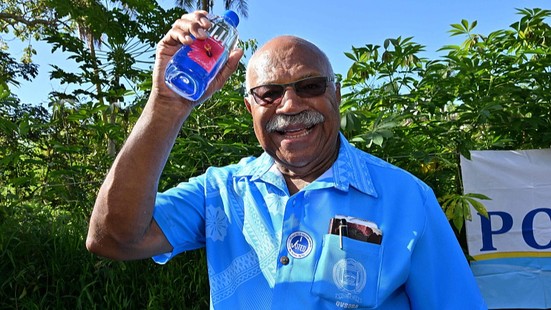 A file photo of Fiji's Prime Minister Sitiveni Rabuka. /CFP