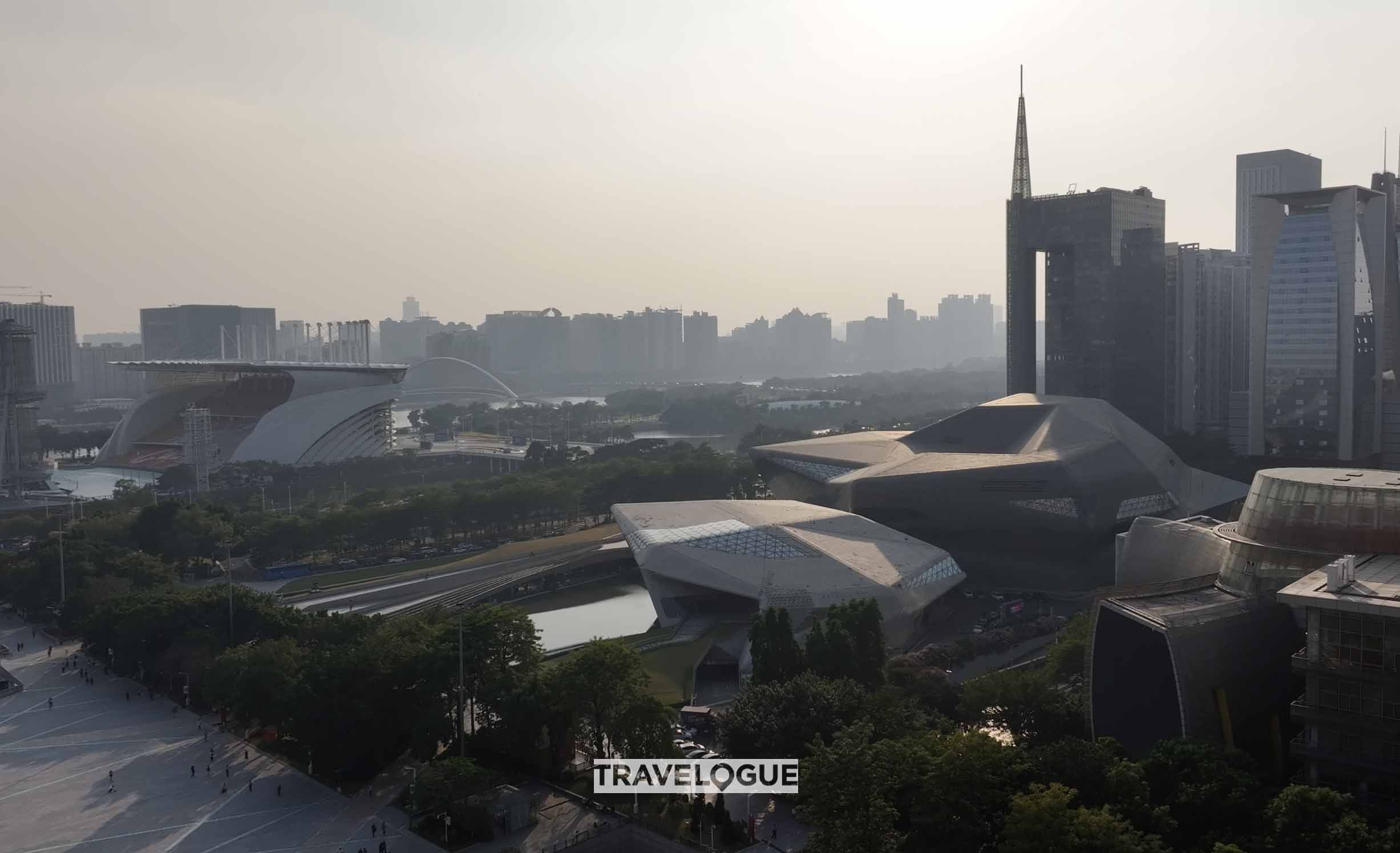 A view of the Guangzhou Opera House in Guangzhou, Guangdong Province. /CGTN