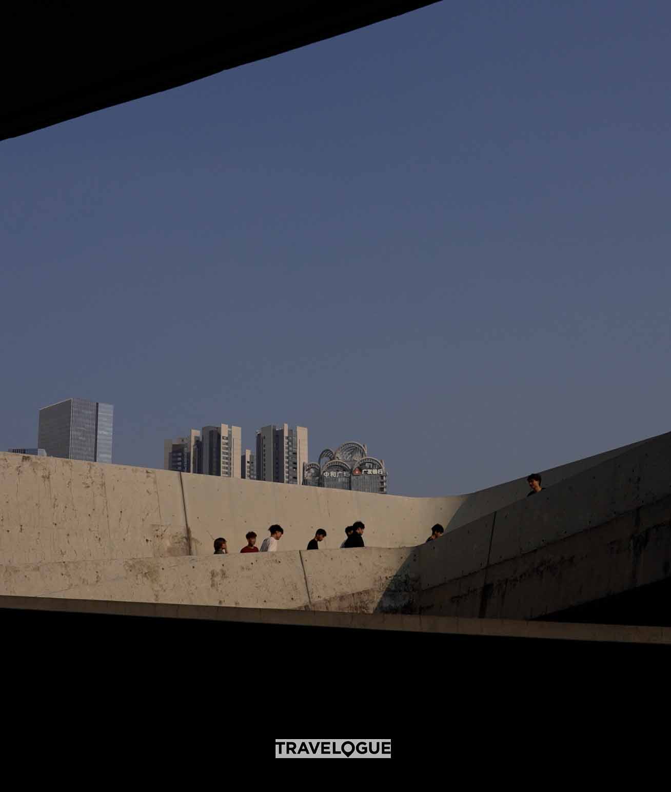 A view of the Guangzhou Opera House in Guangzhou, Guangdong Province. /CGTN