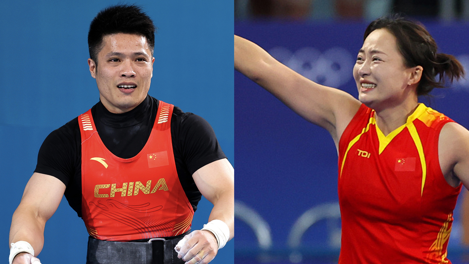 Li Fabin (L) and Ou Zixia have been chosen as China's co-flagbearers for the Closing Ceremony of the 2024 Summer Olympics, in Paris, France, August 11, 2024. /CGTN