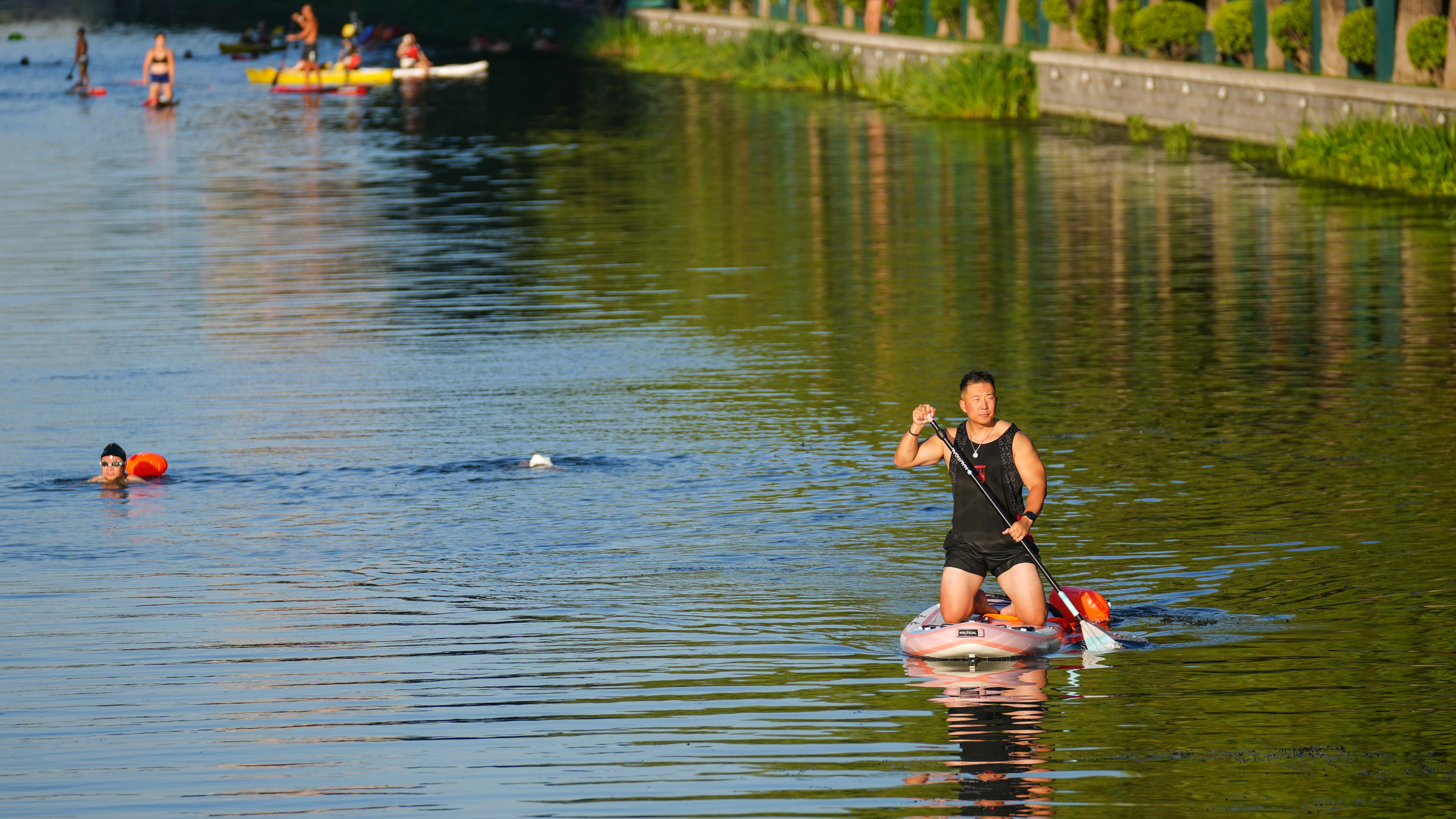 Liangma River: popular leisure and sports hub