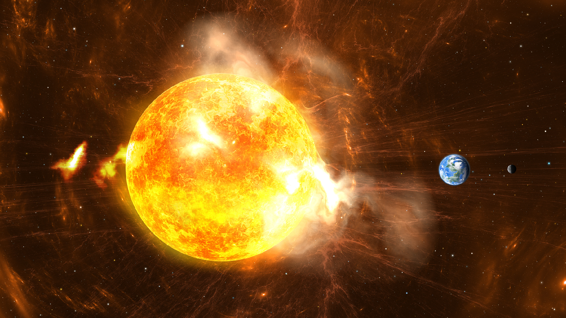 'Severe' solar storm strikes Earth