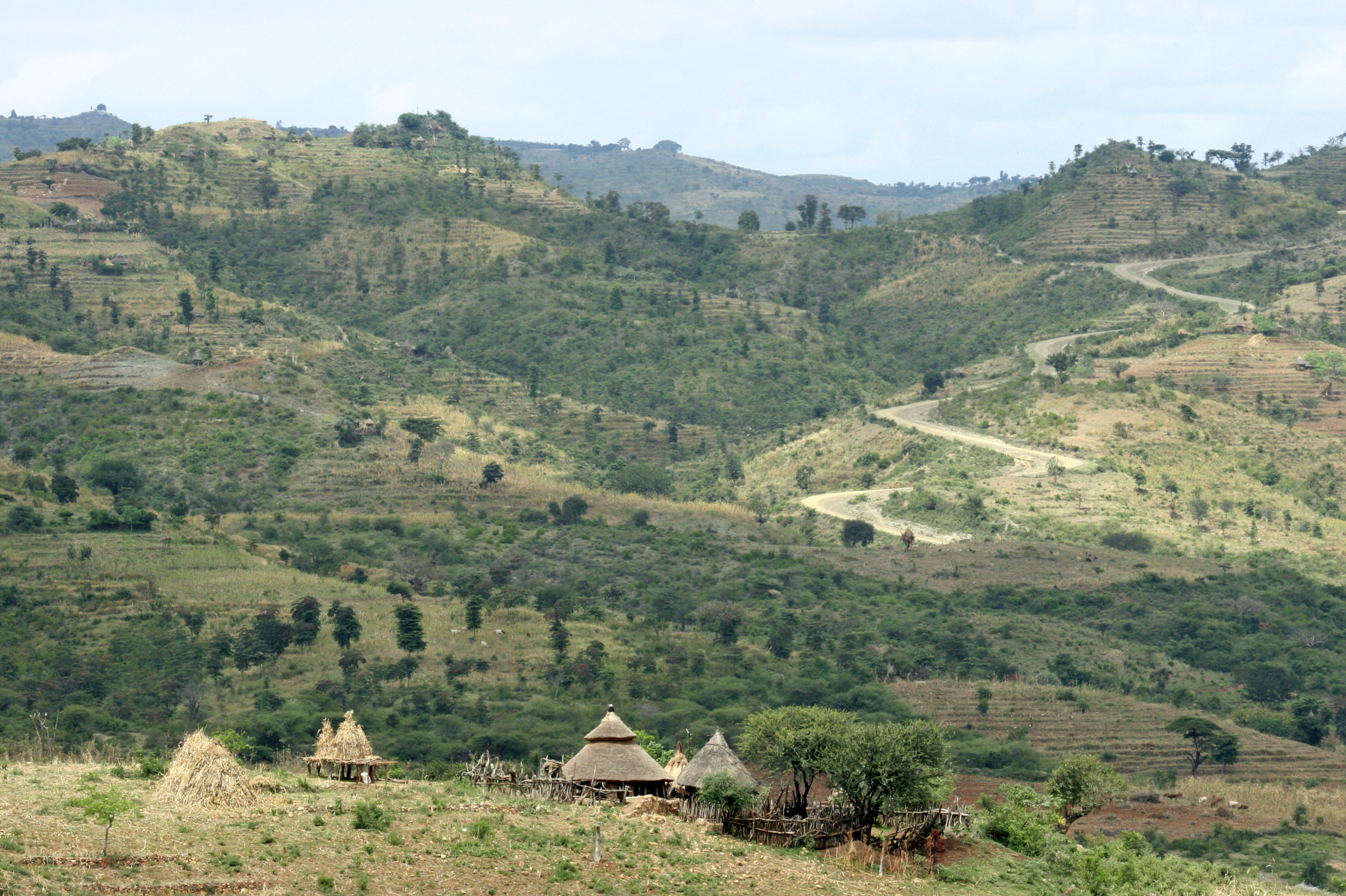 Charm of traditional African villages