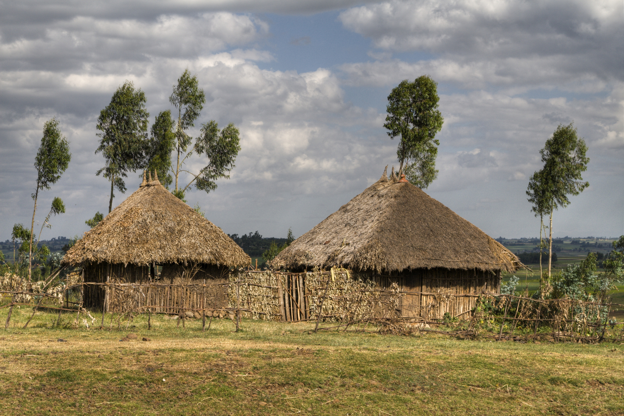 Charm of traditional African villages