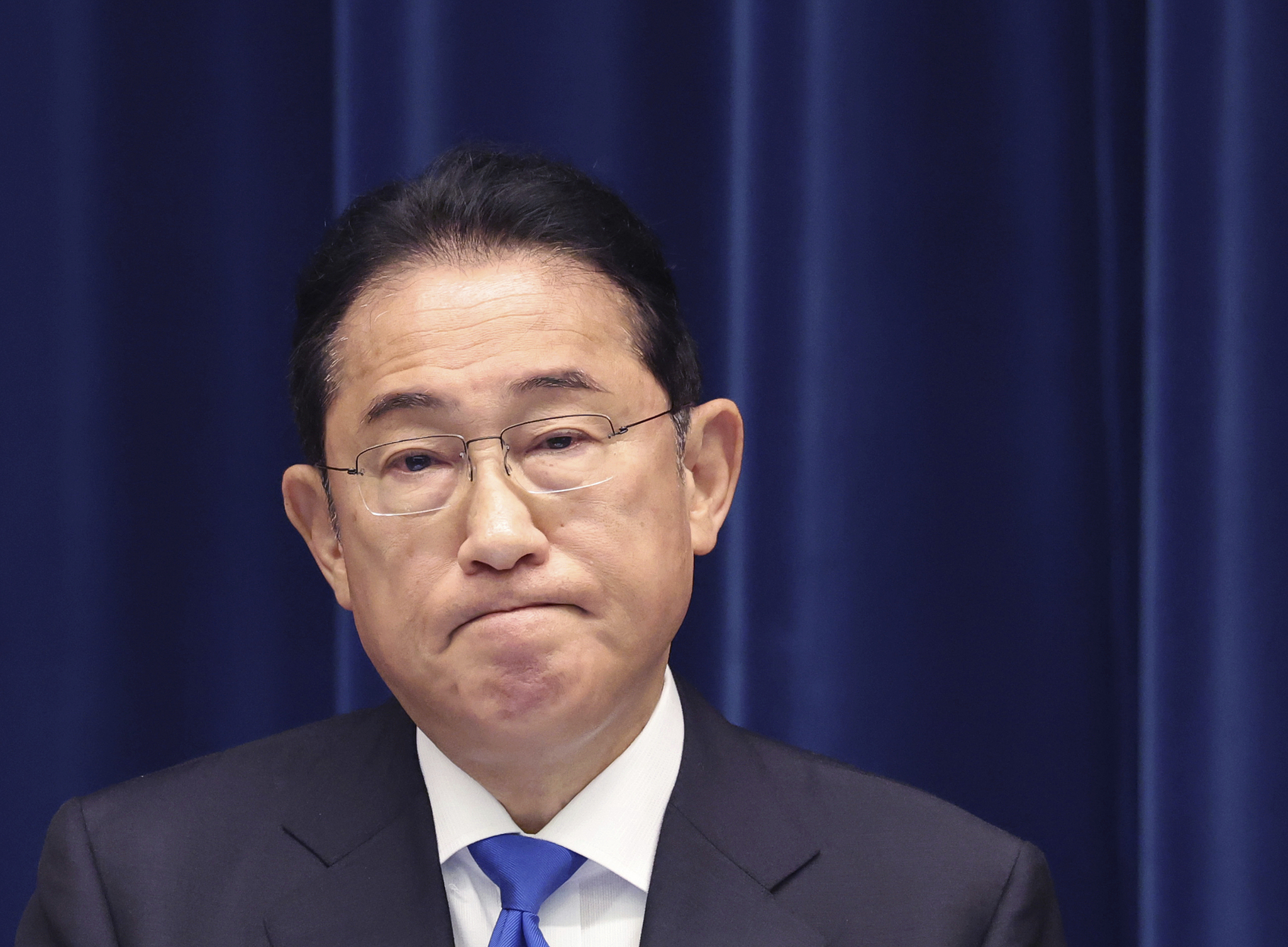 Japanese Prime Minister Fumio Kishida attends a press conference at the Prime Minister's office in Tokyo, Japan, August 14, 2024. /CFP