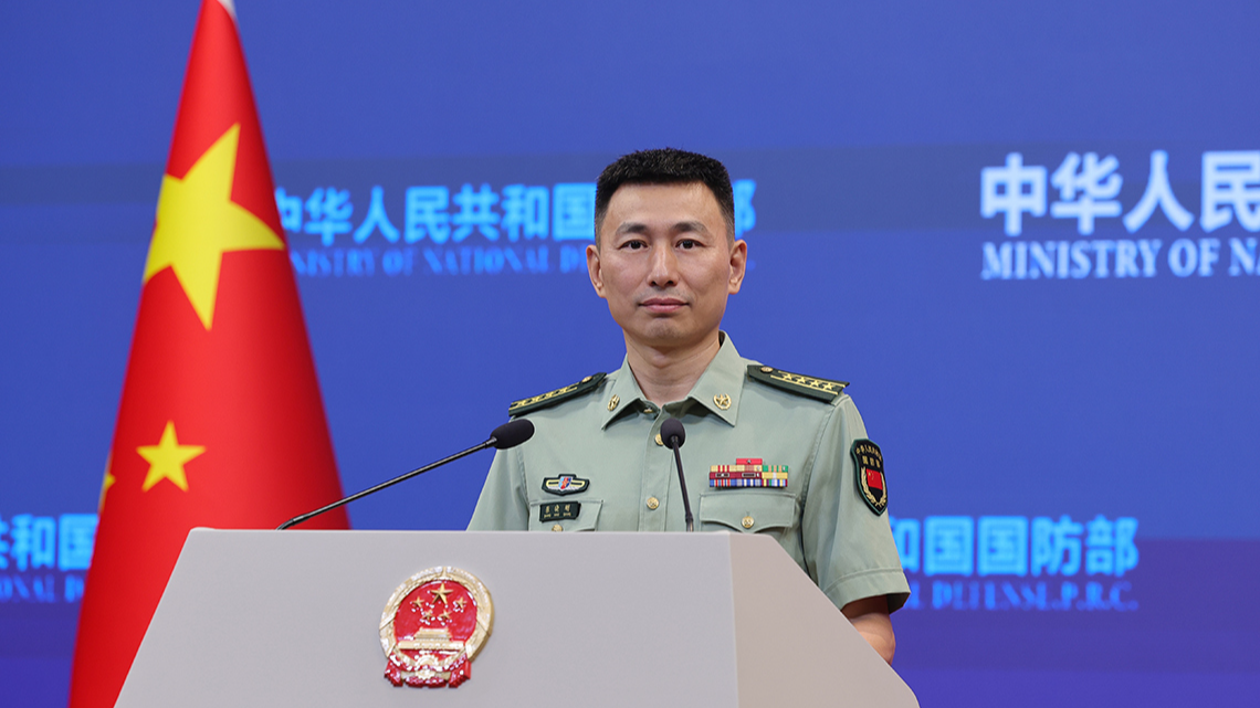 A file photo of Zhang Xiaogang, spokesperson for the Chinese Ministry of National Defense. /Ministry of National Defense 