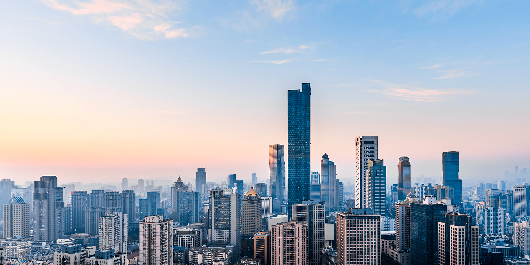 The Skyline of Nanjing, Jiangsu Province. /CFP