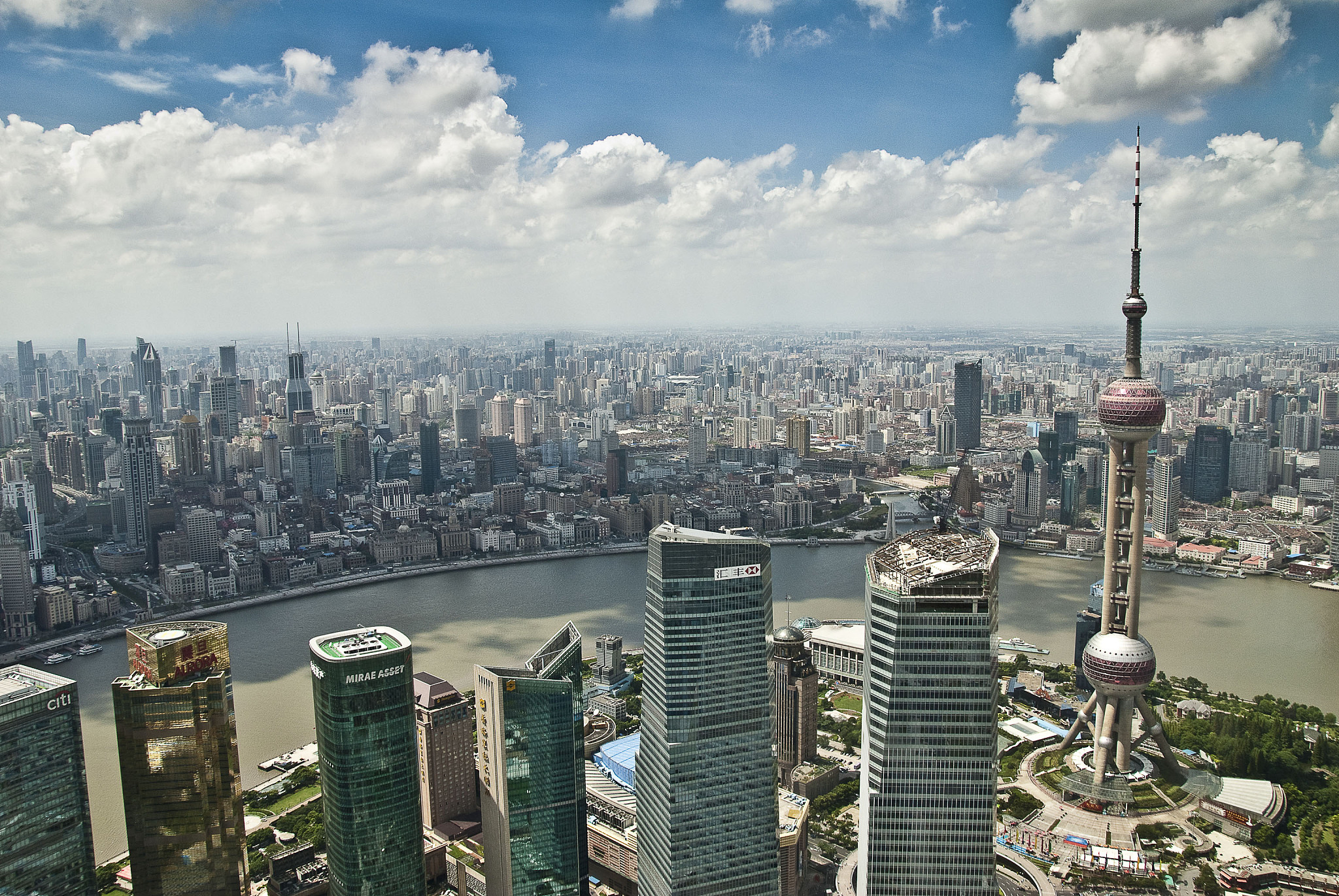 The Skyline of the Lujiazui Finance District in Shanghai. /CFP