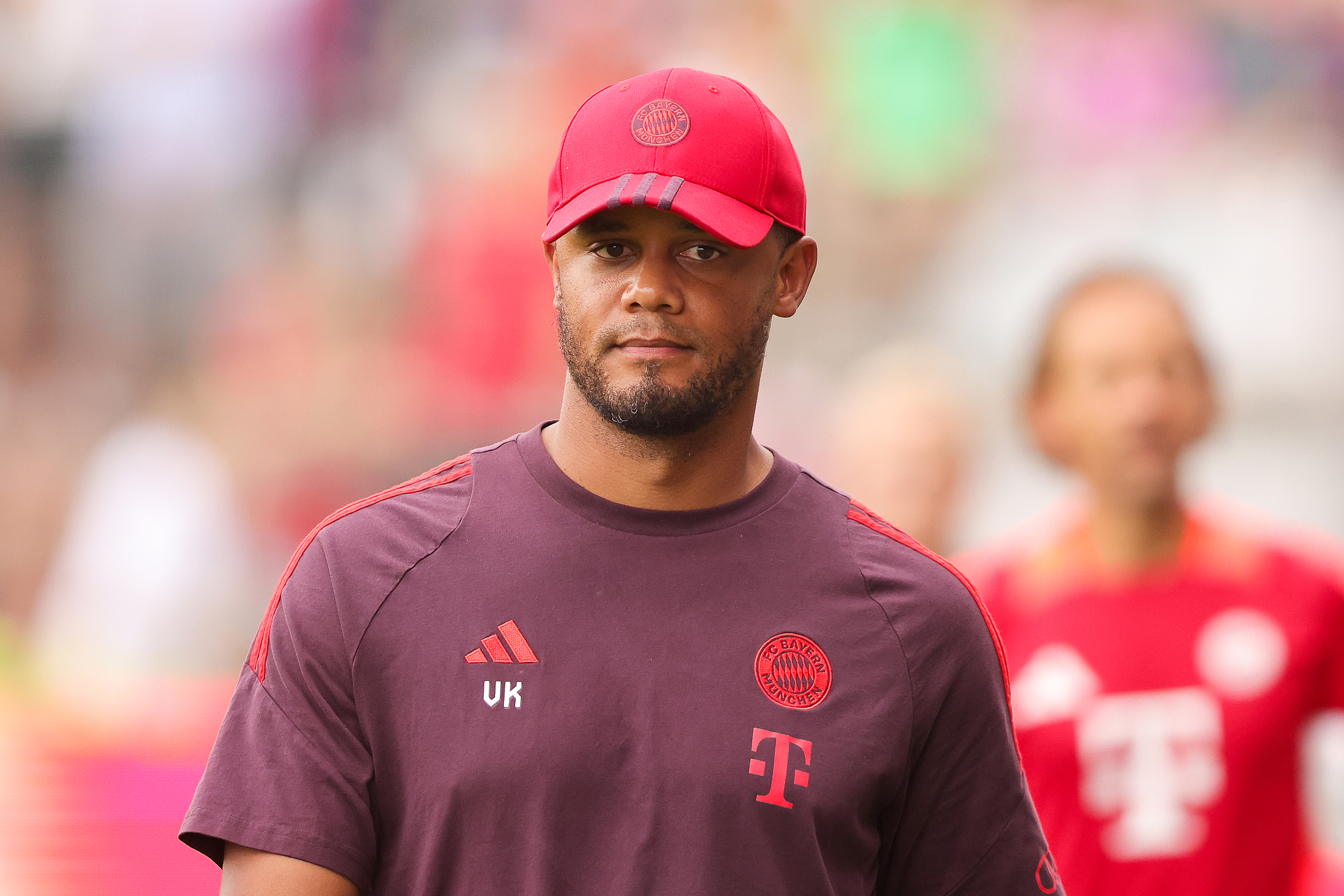 Vincent Kompany, coach of Bayern Munich, looks on during the friendly against WSG Tirol at Sportpark Unterhaching in Unterhaching, Germany, August 13, 2024. /CFP 