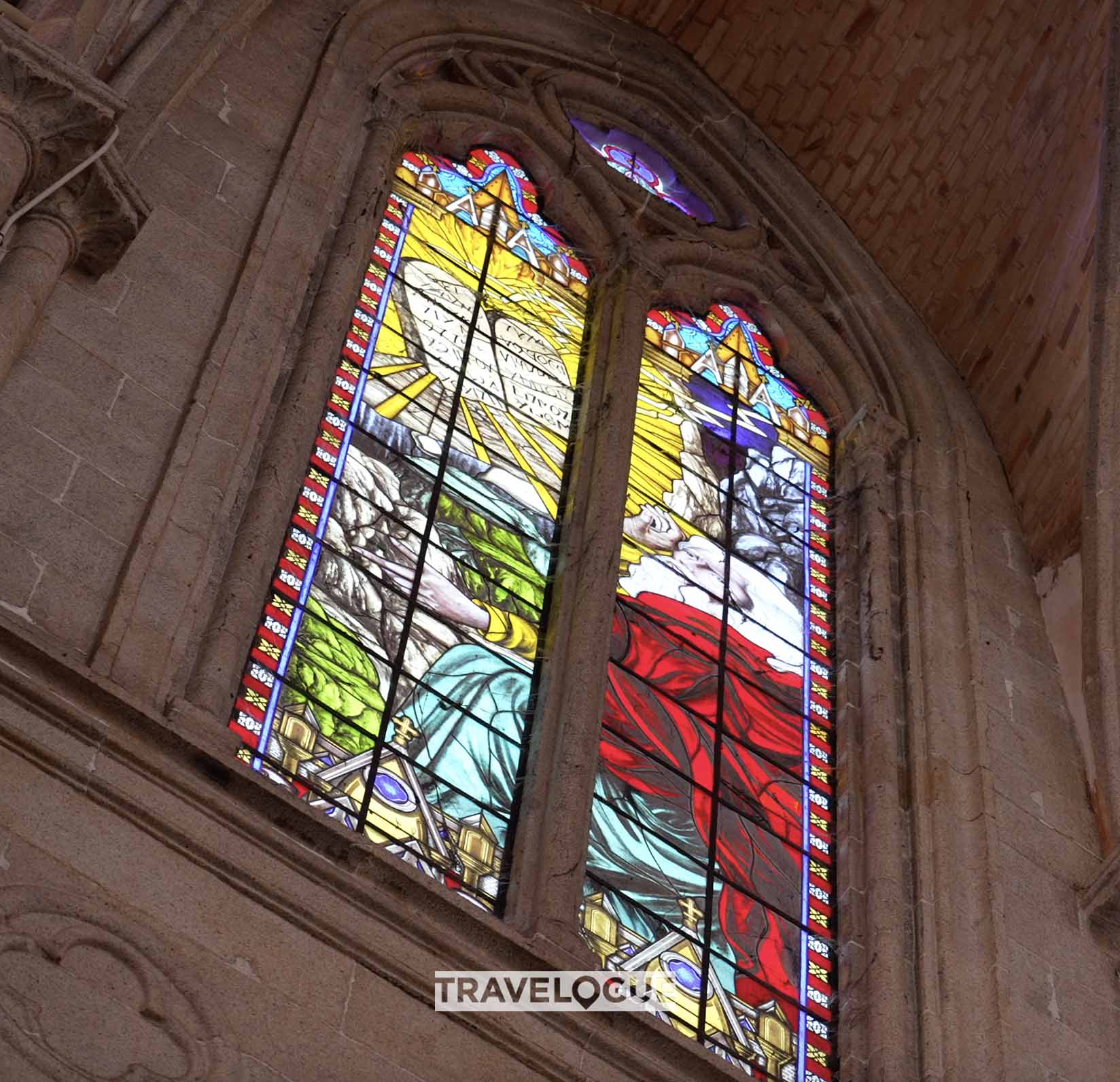 An interior view of Sacred Heart Cathedral in Guangzhou, Guangdong Province /CGTN