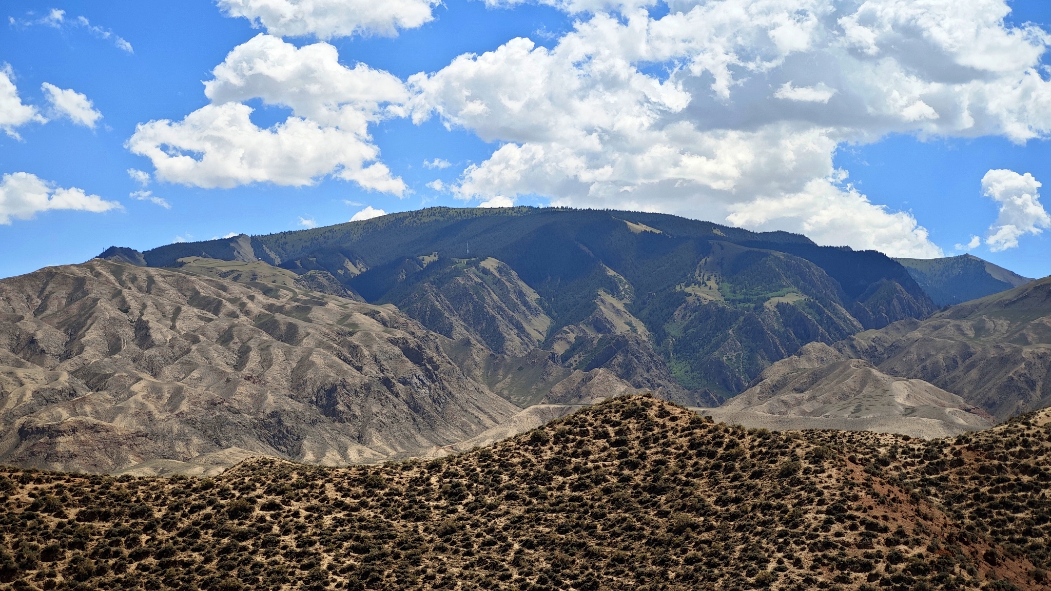 A view of Pingshanhu Grand Canyon in Zhangye, Gansu Province on August 17, 2024. /CFP