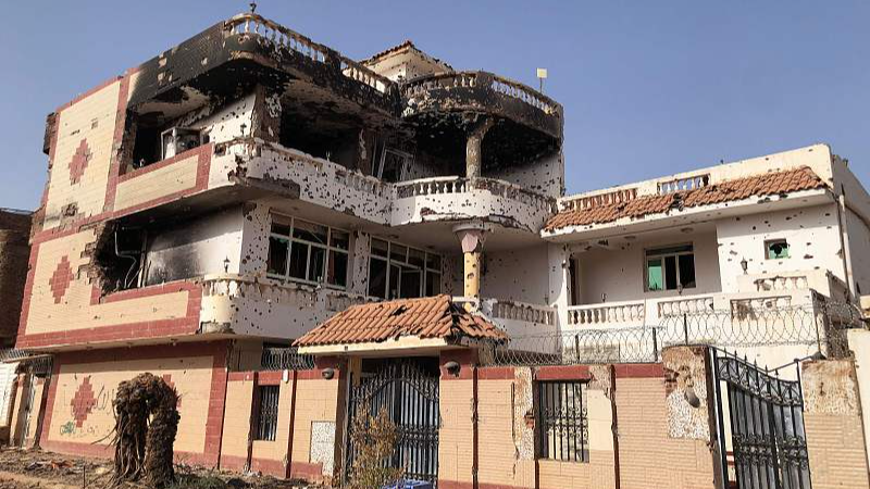 A damaged building in Omdurman, Sudan, May 30, 2024. /CFP