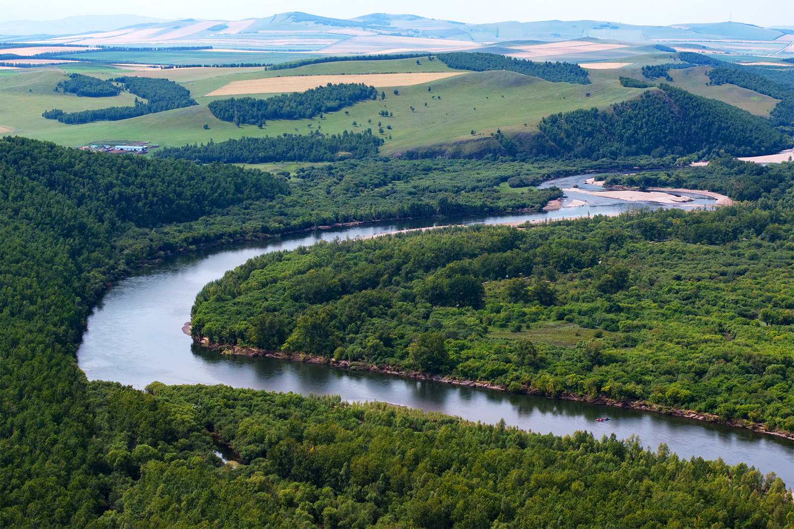 A view of the Ergun Wetland in Inner Mongolia on August 18, 2024 /IC