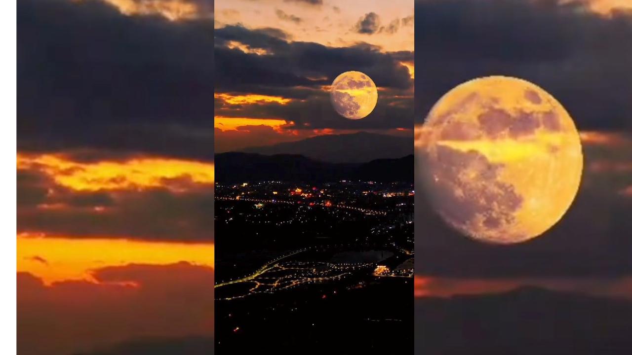 First supermoon of the year lights up China's night sky - CGTN