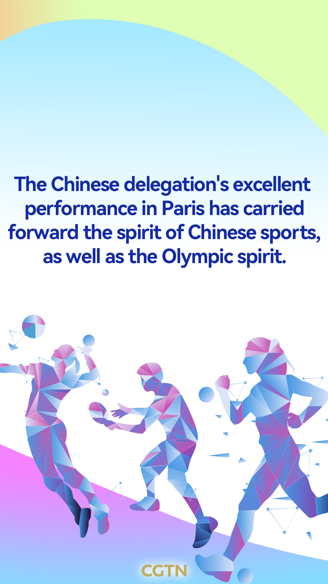 What did President Xi say to China's Olympic delegation to Paris 2024 upon their return?