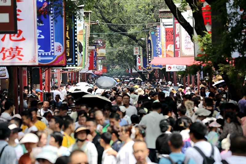 A view of a street in Xi'an, the capital of northwest China's Shaanxi Province, August 6, 2024. /CFP