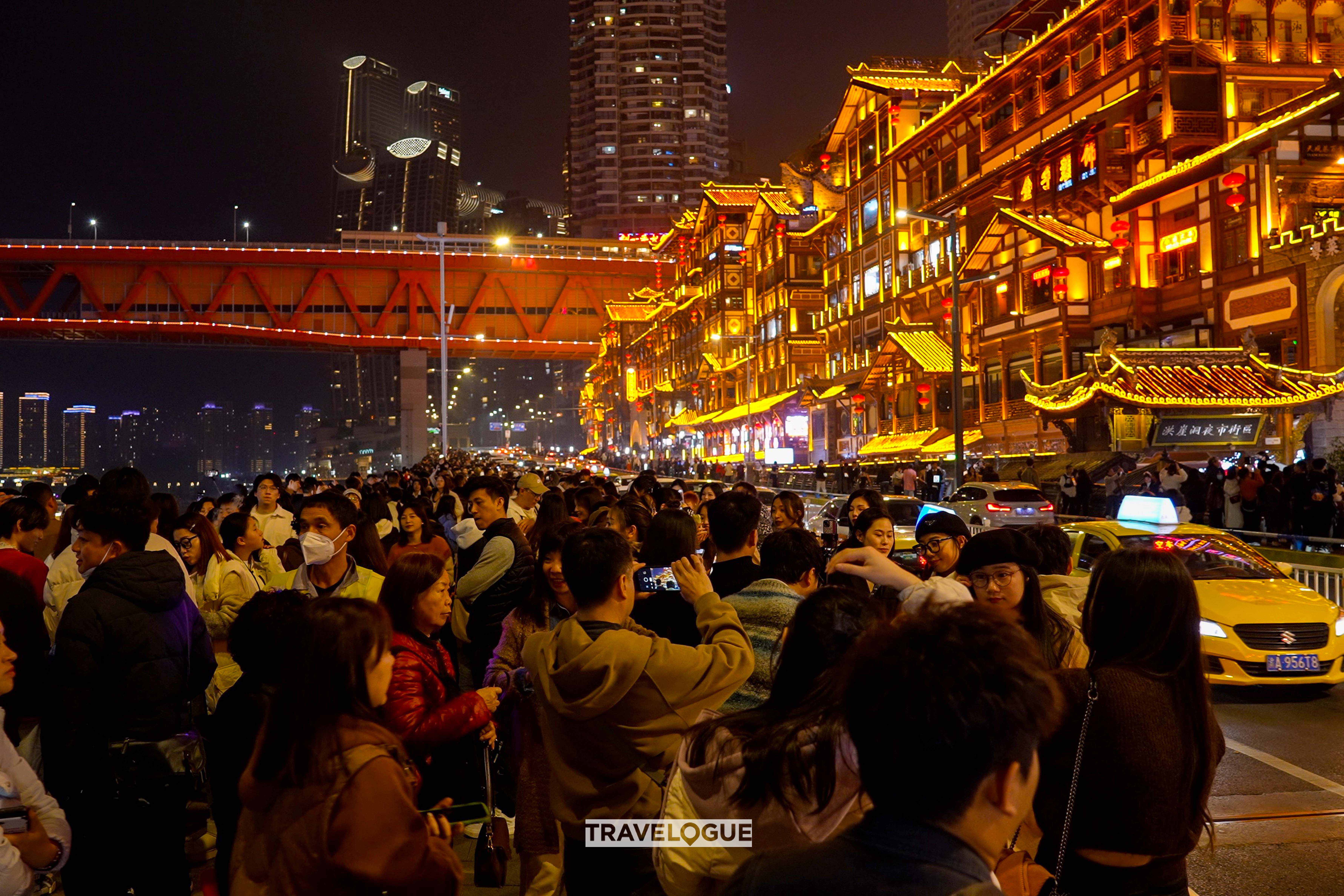 Hongyadong is one of the most popular landmarks in Chongqing. /CGTN