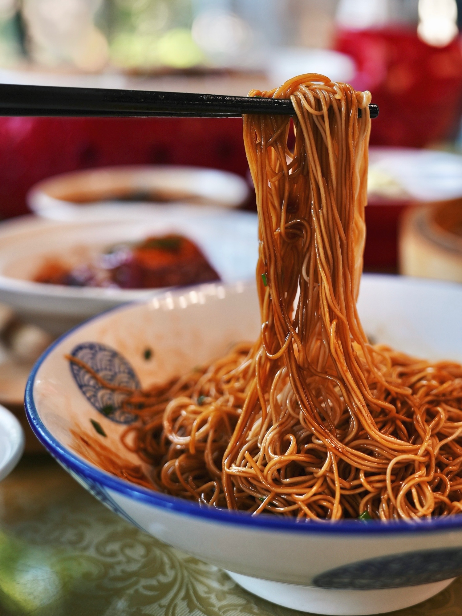 Soy sauce pan-fried noodles from Wuxi, Jiangsu Province. /CGTN