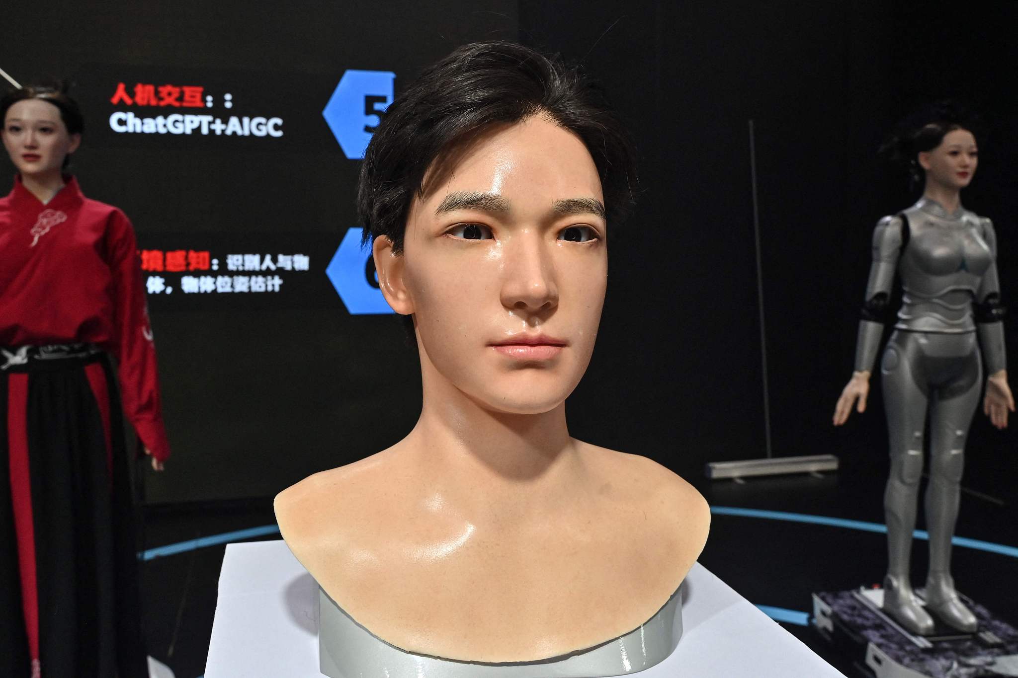 Humanoid robots steal the show at WRC 2024 in Beijing - CGTN