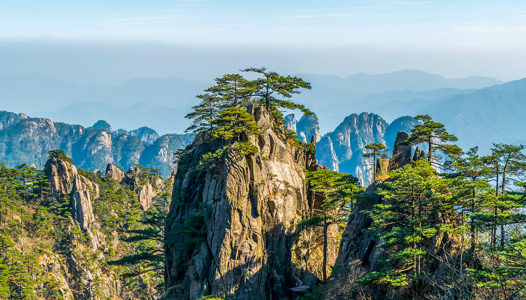 A view of Huangshan Mountain in east China's Anhui Province. /CFP