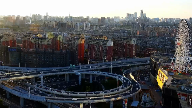 Live: The dynamic and lively skyline of Changchun City, NE China's Jilin Province