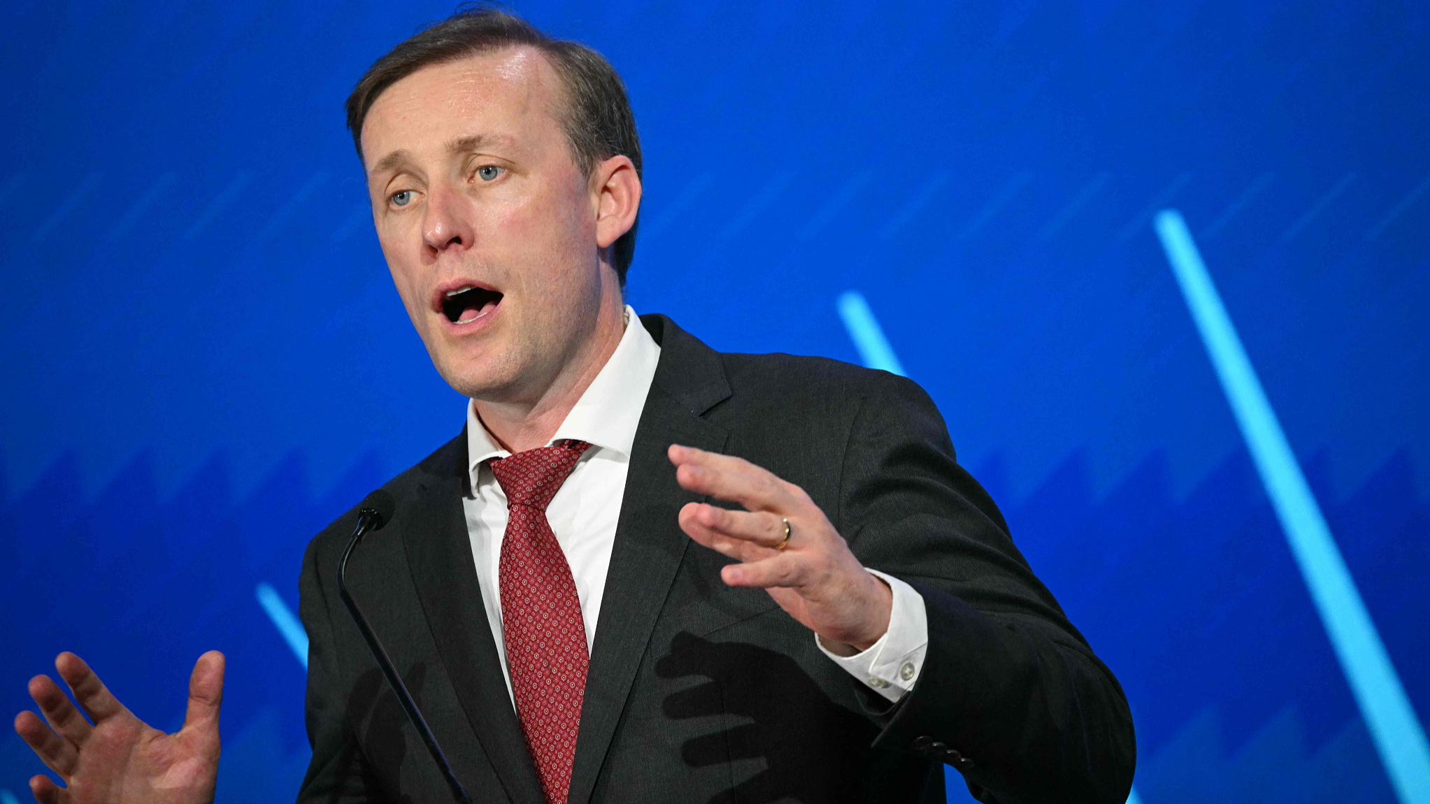 U.S. White House National Security Adviser Jake Sullivan delivers the keynote address at a summit at the Walter E. Washington Convention Center in Washington, D.C., July 9, 2024. /CFP