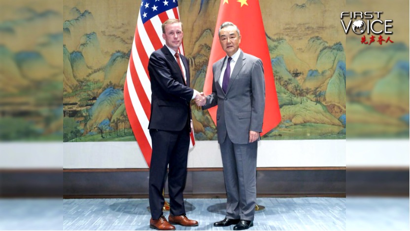 Wang Yi, a member of the Political Bureau of the Communist Party of China Central Committee and director of the Office of the Central Commission for Foreign Affairs, holds a new round of China-U.S. strategic communication with U.S. National Security Advisor Jake Sullivan in Beijing, capital of China, August 27, 2024. /Xinhua
