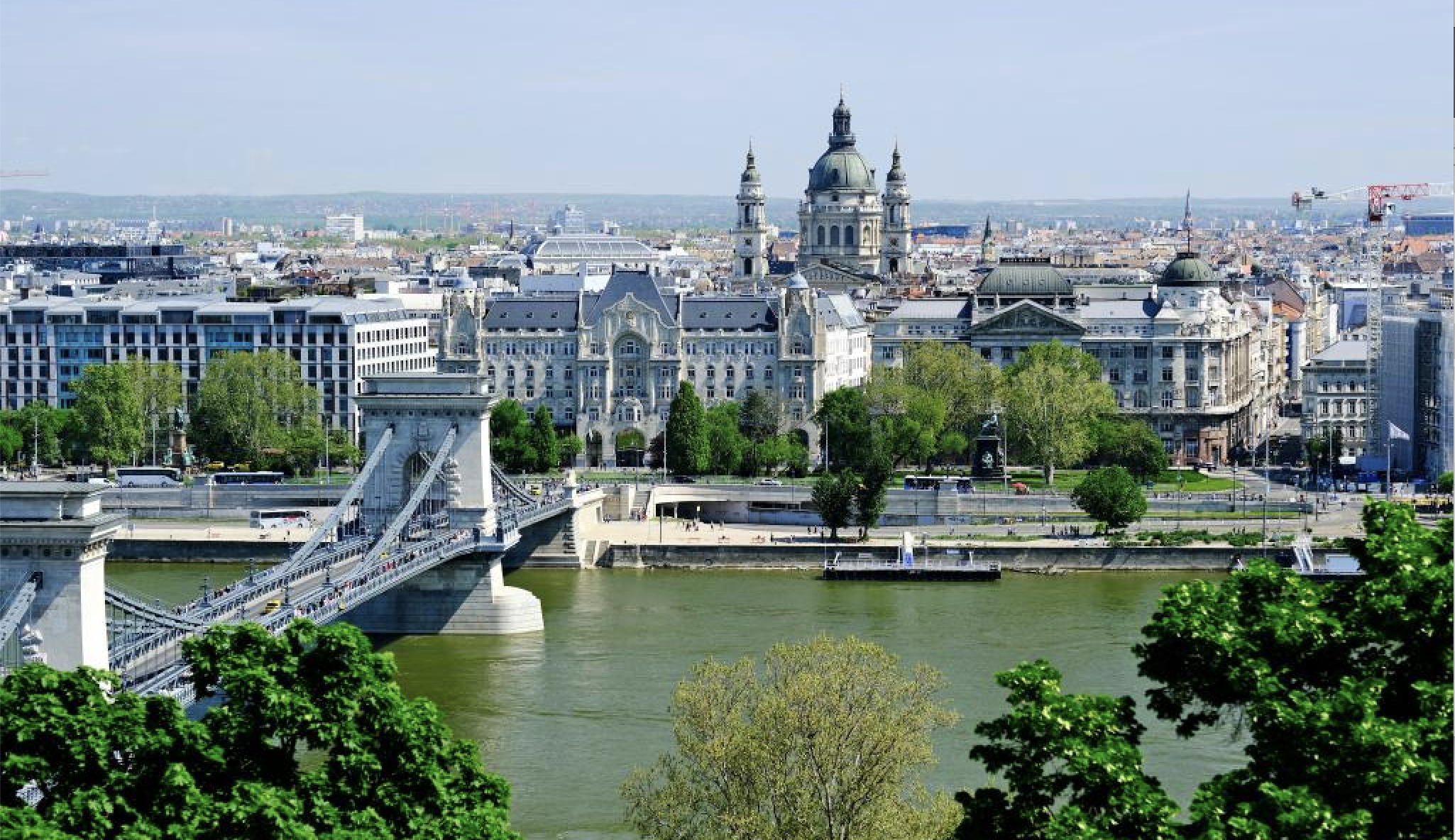 This photo taken on April 13, 2024, shows a city view of Budapest, Hungary. /Xinhua